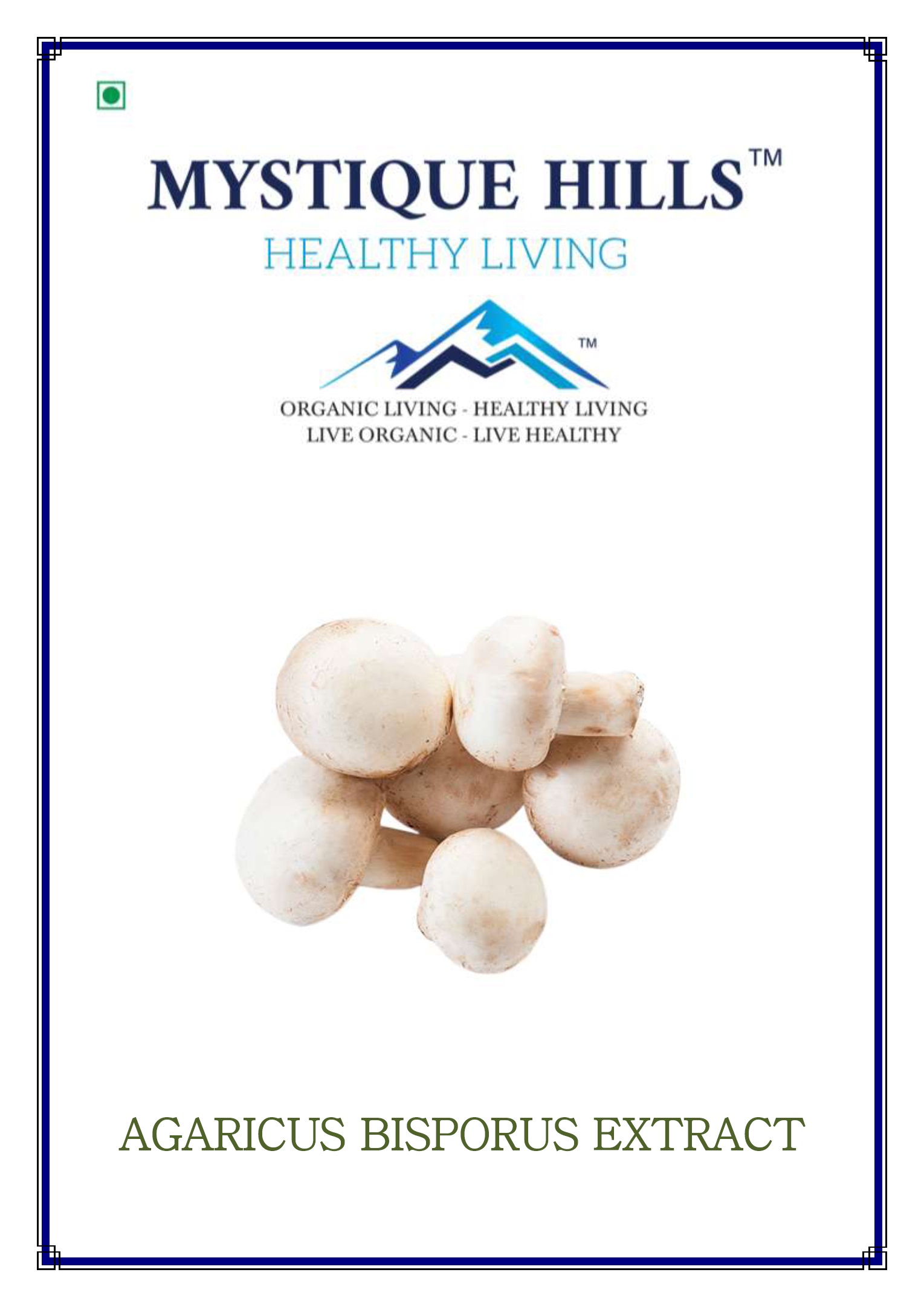 Mystique Agaricus bisporus extract 50 g