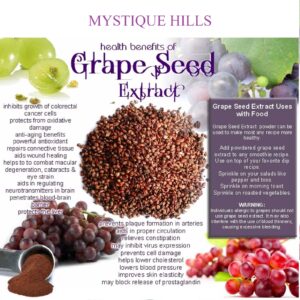 Grape seeds uses and benefits