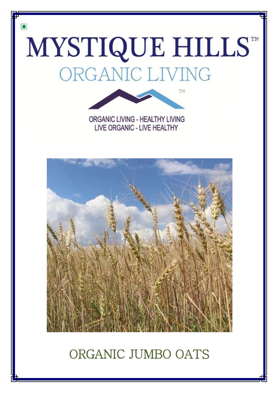 Organic Rolled Oats 1 Kg