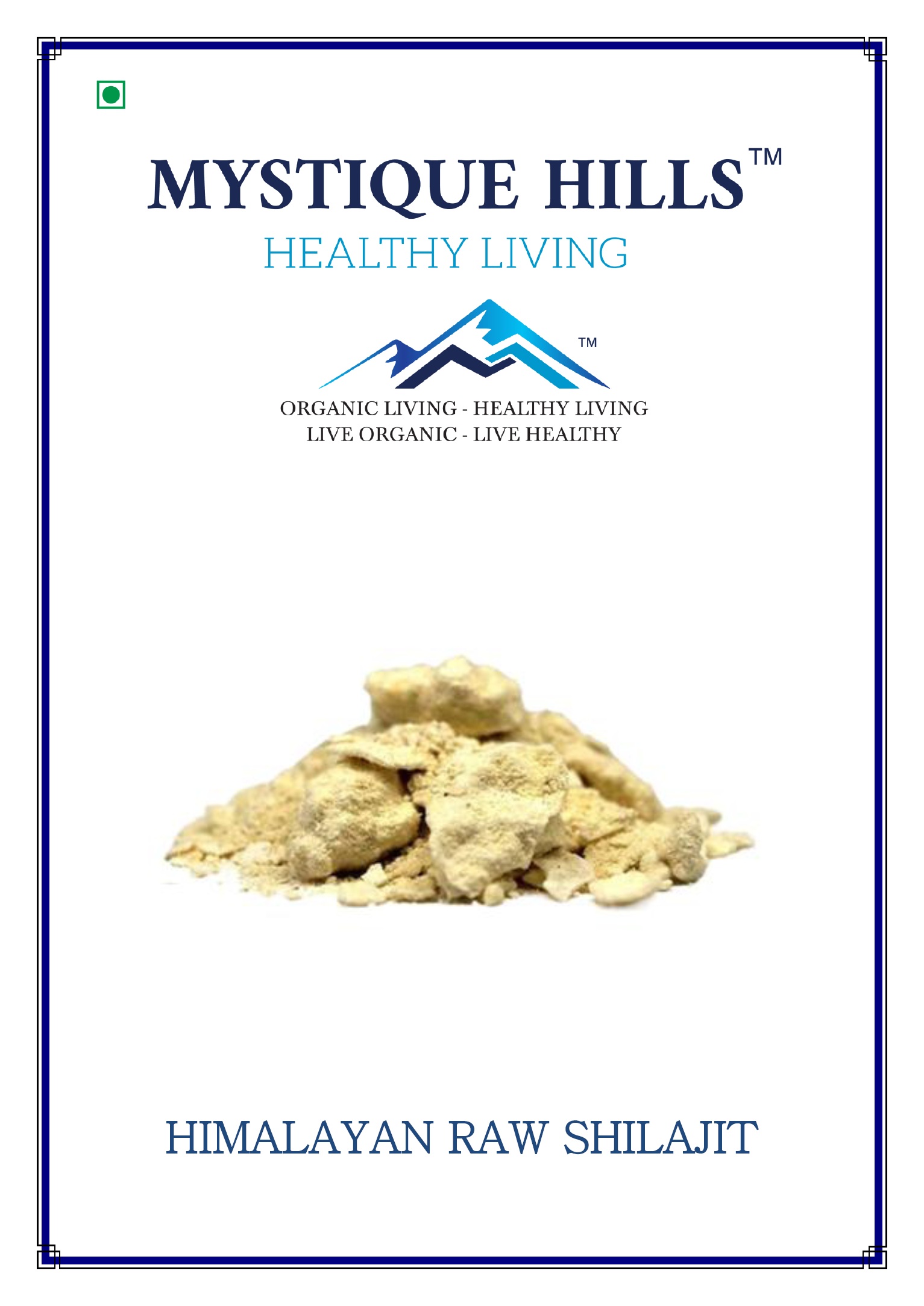 Mystique Hills Raw shilajit white 50 g