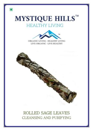 Mystique Sage Leaf Rolls Used for Cleansing and Purifying Home and Office 100 g